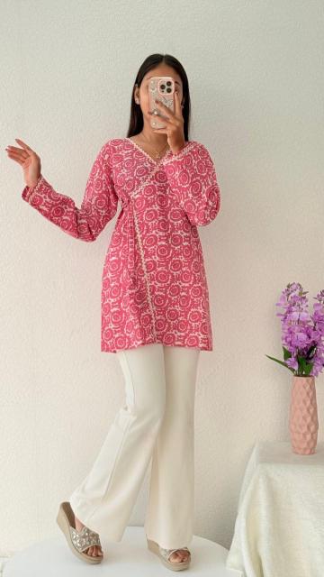 Hiaara jaipuri cotton vol-2 short top kurtis wholesale